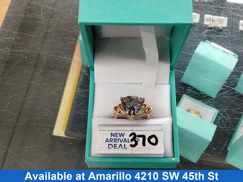Women's Ring - Yellow Gold 10k (.417) 3.5 grams Size 20