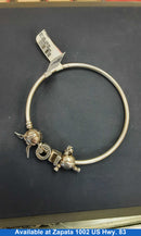 Bangle Bracelet - Silver 20.5 grams 6 inch