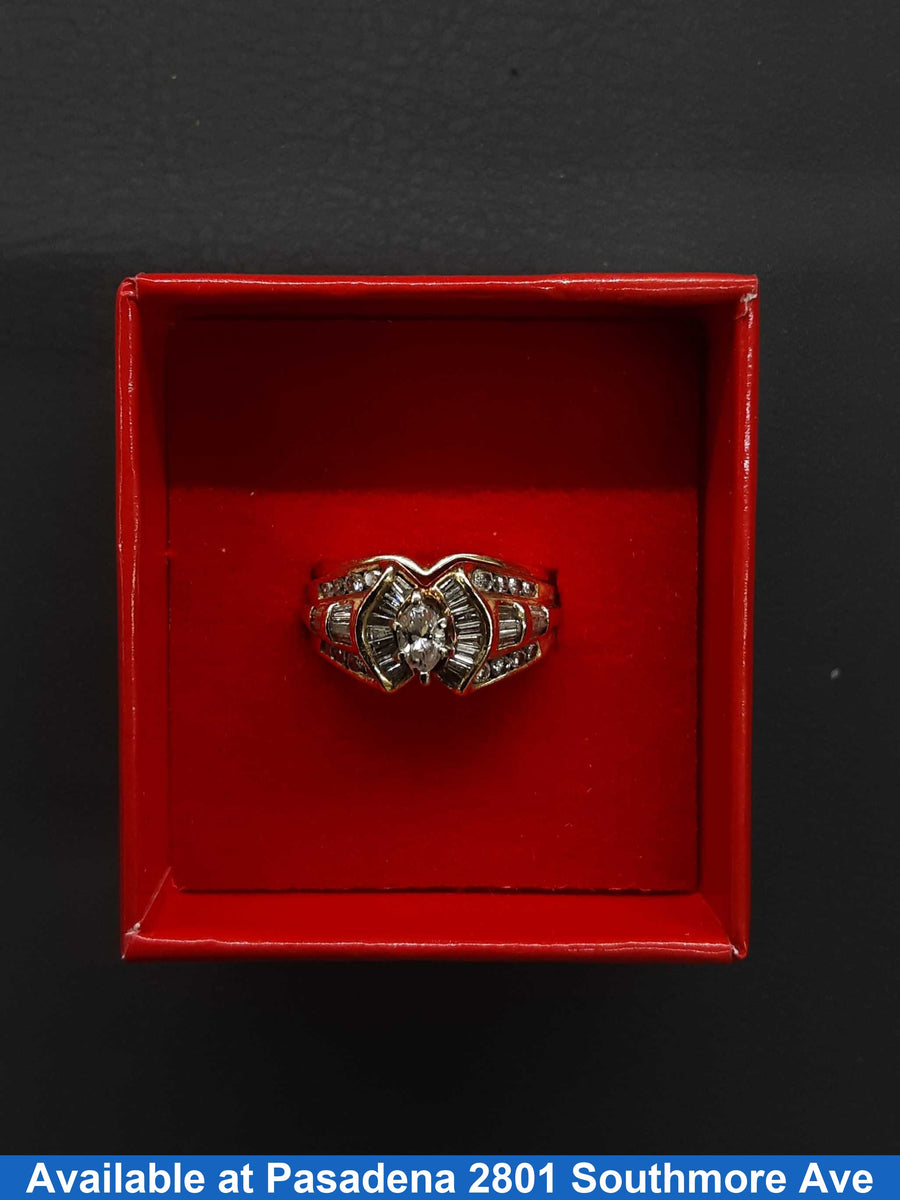 Ring - Wedding Set - Yellow Gold 14k (.585) 7.2 grams Size 6