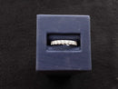 Fancy Wedding Band White Gold 10k (.417) 2.7 grams Size 20