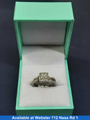 Women's Ring - Anniversary - White Gold 10k (.417) 2.4 grams Size 7
