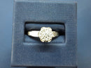 Ring - Wedding Set - White Gold 14k (.585) 3.7 grams Size 9