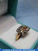 Women's Ring - Yellow Gold 14k (.585) 5.3 grams Size 9
