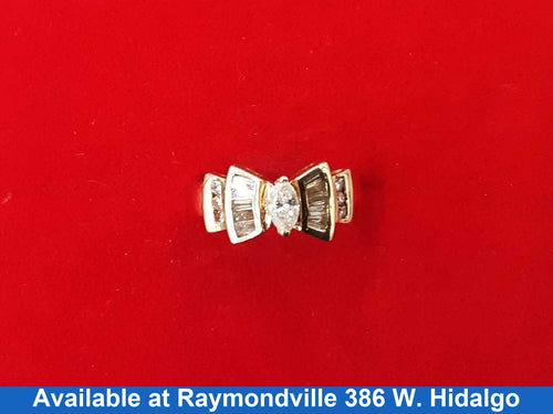Women's Ring - Yellow Gold 10k (.417) 5.8 grams Size 10