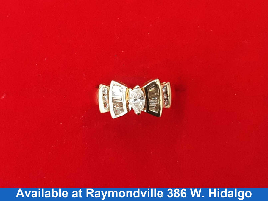 Women's Ring - Yellow Gold 10k (.417) 5.8 grams Size 10
