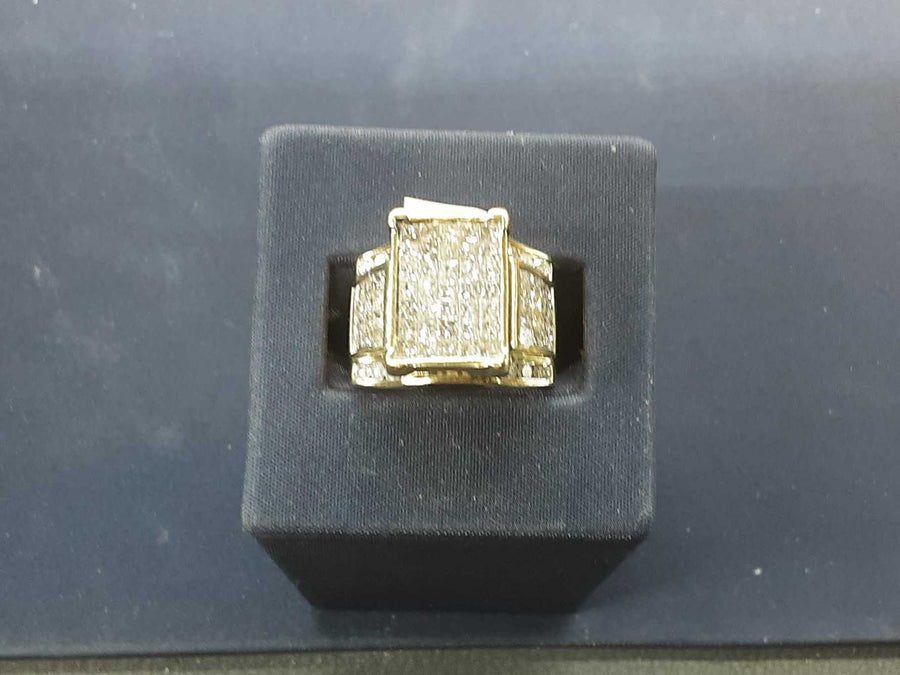 Ring - Wedding Set - Yellow Gold 14k (.585) 14.3 grams Size 5
