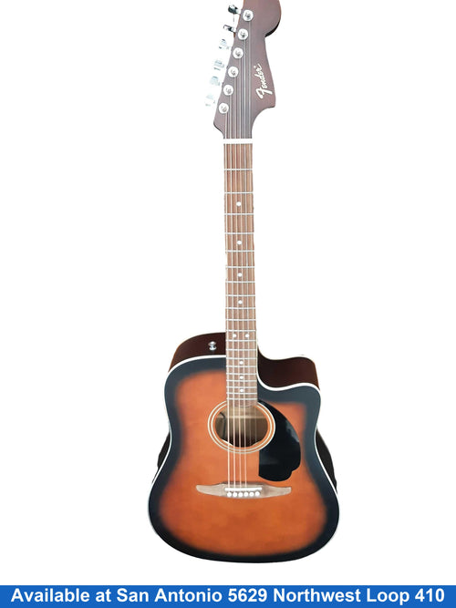 Fender California Beige / Tan Acoustic / Electric Classic Guitar