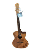 Luna Hen 02 Spr Beige / Tan Acoustic / Electric Classic Guitar