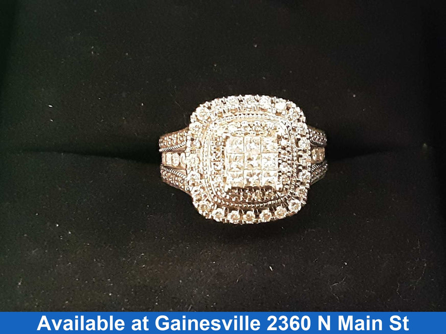 Women's Ring - White Gold 10k (.417) 4.2 grams Size 7