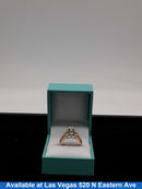 Ring - Wedding Set - Yellow Gold 14k (.585) 8.4 grams Size 7.5