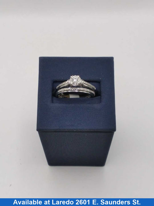 Ring - Engagement Set - Yellow Gold 10k (.417) 4.6 grams Size 7