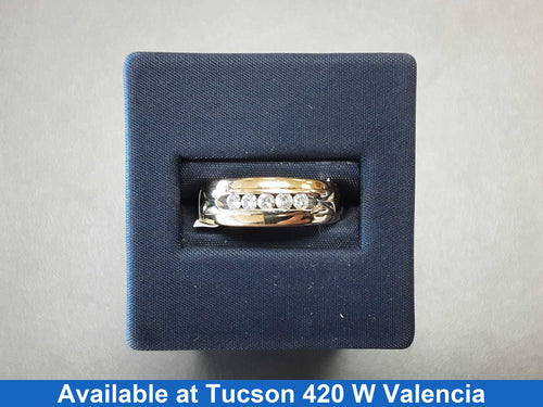 Ring - Wedding Band - Yellow Gold 14k (.585) 4.4 grams Size 7.5
