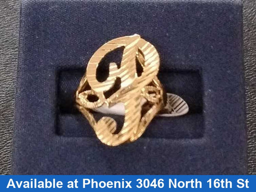 Women's Ring - Yellow Gold 10k (.417) 2 grams Size 7