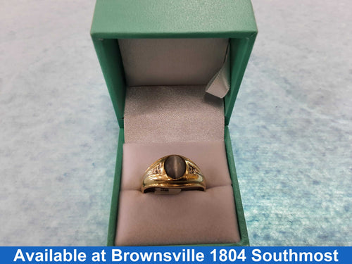 Men's Ring - Yellow Gold 10k (.417) 4.4 grams Size 11.5