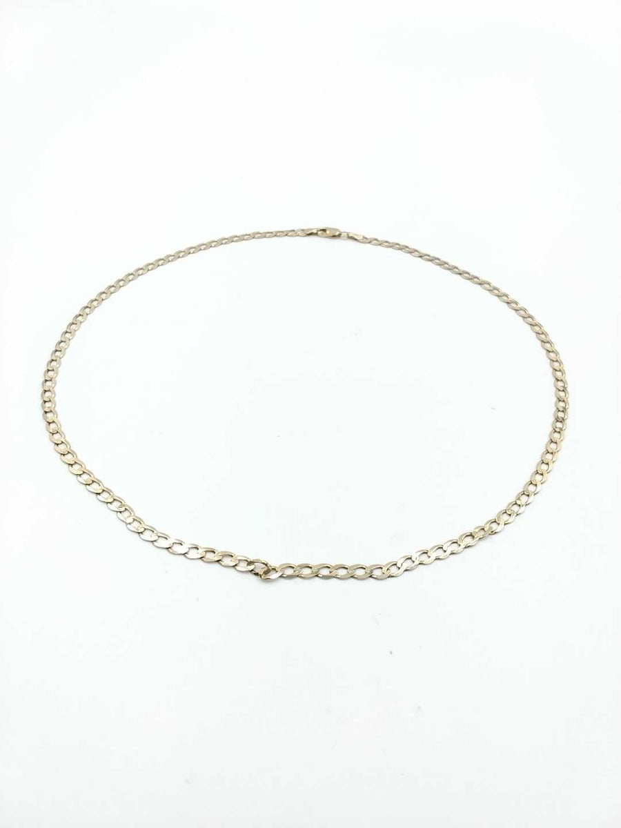 Cuban Link Chain - Yellow Gold 10k (.417) 6.5 grams 18 inch