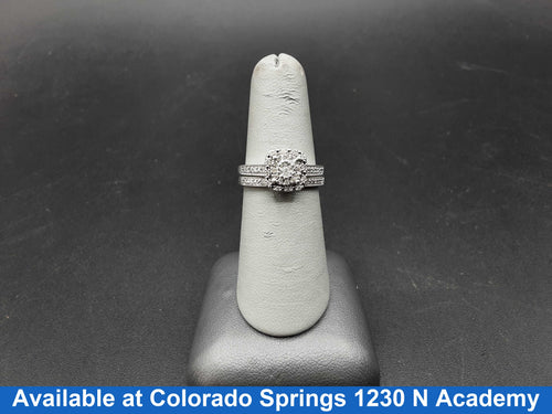 Ring - Engagement Set - Silver 4.9 grams Size 7