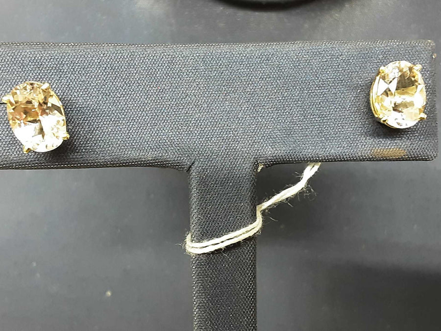 Double Stud Earring - Yellow Gold 14k (.585) 0.9 grams