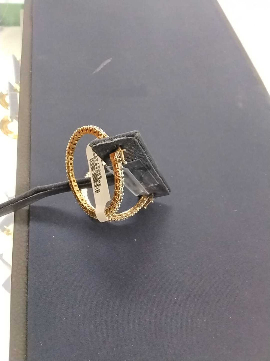 Bangle Earrings - Yellow Gold 10k (.417) 7.3 grams