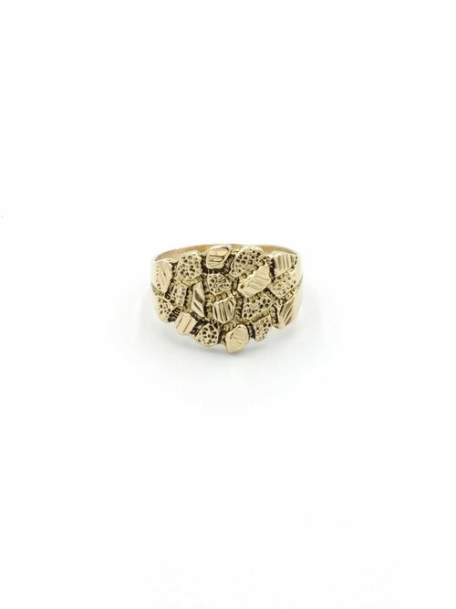 Men's Ring - Yellow Gold 10k (.417) 5.1 grams Size 11.5