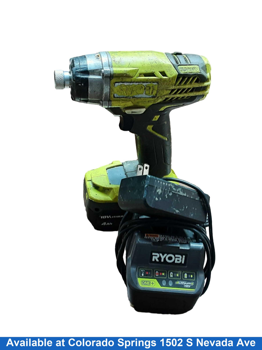 Ryobi P237 Green Cordless Impact Drill