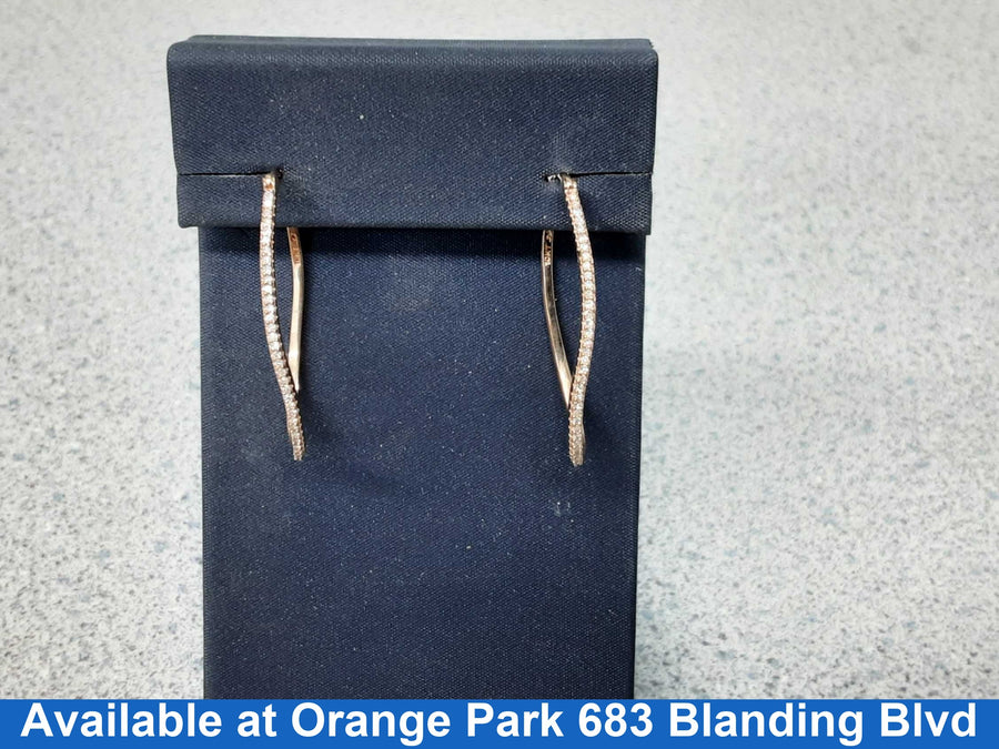 Earrings - Rose Gold 10k (.417) 3.7 grams