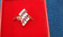 Women's Ring - Yellow Gold 14k (.585) 3.2 grams Size 8