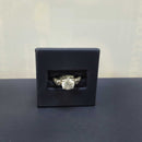 Women's Ring - Solitaire - Silver 3.7 grams Size 7.5