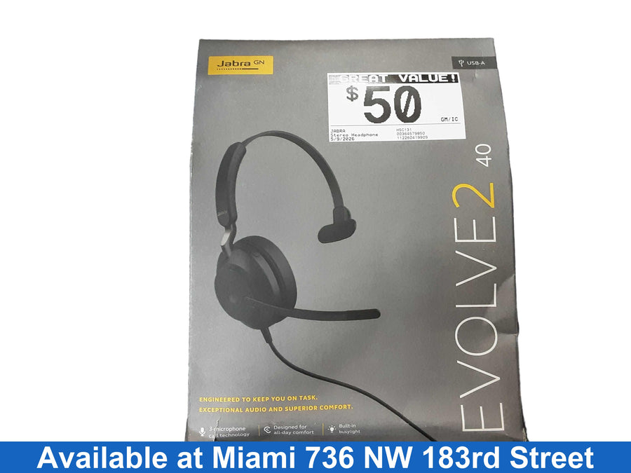 Jabra Hsc131 Black Stereo Headphone