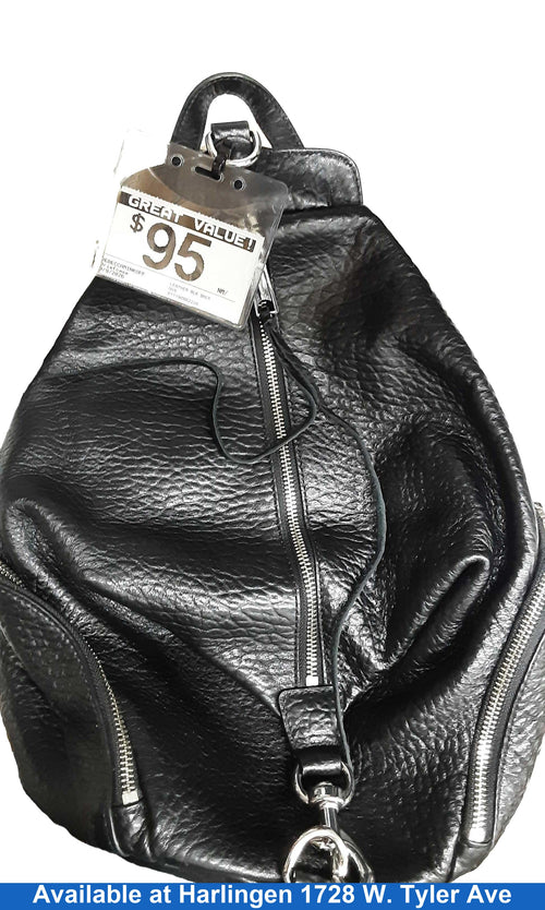 Rebeccaminkoff Leather Blk Back Pack Black Backpack / Briefcase / Bag