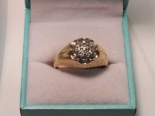 Men's Ring - Yellow Gold 14k (.585) 5 grams Size 10