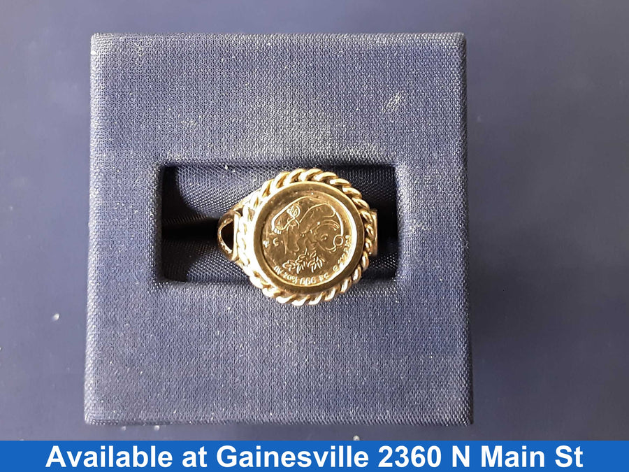 Men's Ring - Yellow Gold 10k (.417) 2.2 grams Size 7