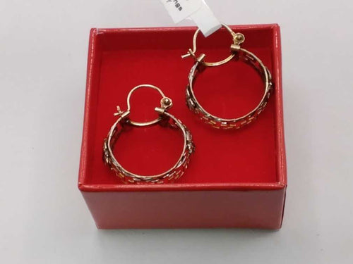 Hoop Earrings - Yellow Gold 10k (.417) 5.4 grams