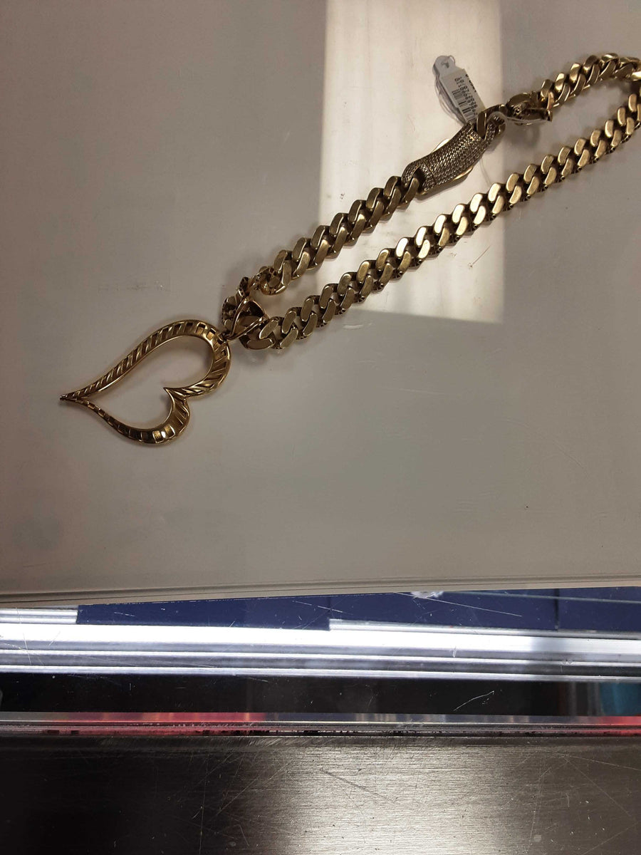 Cuban Link Chain - Yellow Gold 10k (.417) 25.9 grams 18 inch