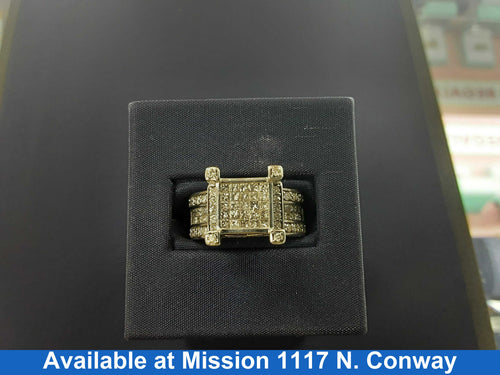 Ring - Engagement Set - White Gold 10k (.417) 8.4 grams Size 7