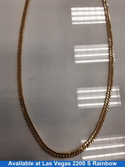 Cuban Link Chain - Yellow Gold 14k (.585) 8.5 grams 22 inch