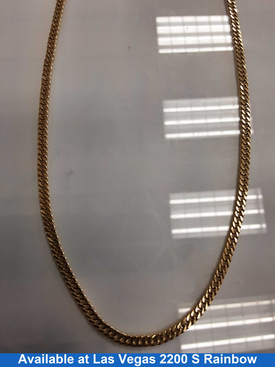 Cuban Link Chain - Yellow Gold 14k (.585) 8.5 grams 22 inch
