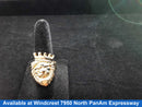 Men's Ring - Yellow Gold 10k (.417) 6.9 grams Size 8