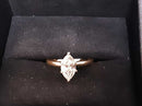 Women's Ring - Solitaire - Yellow Gold 14k (.585) 2.5 grams Size 7