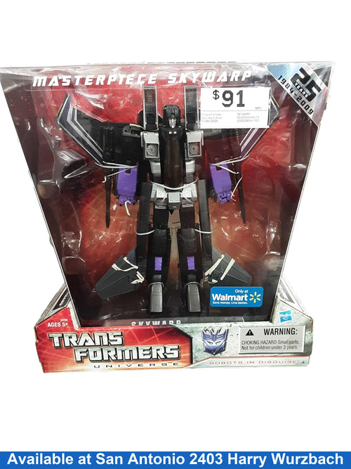 Transformer Skywarp Black Other Collectible