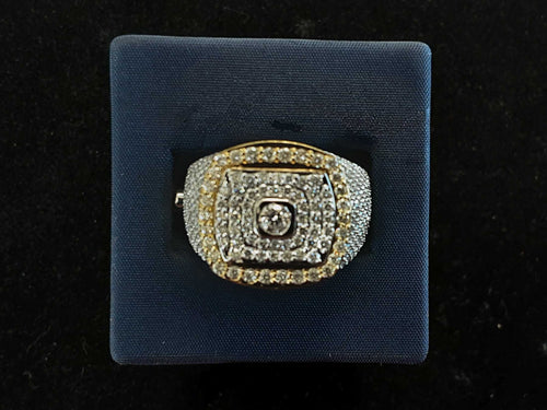 Men's Ring - Yellow Gold 10k (.417) 9.1 grams Size 9