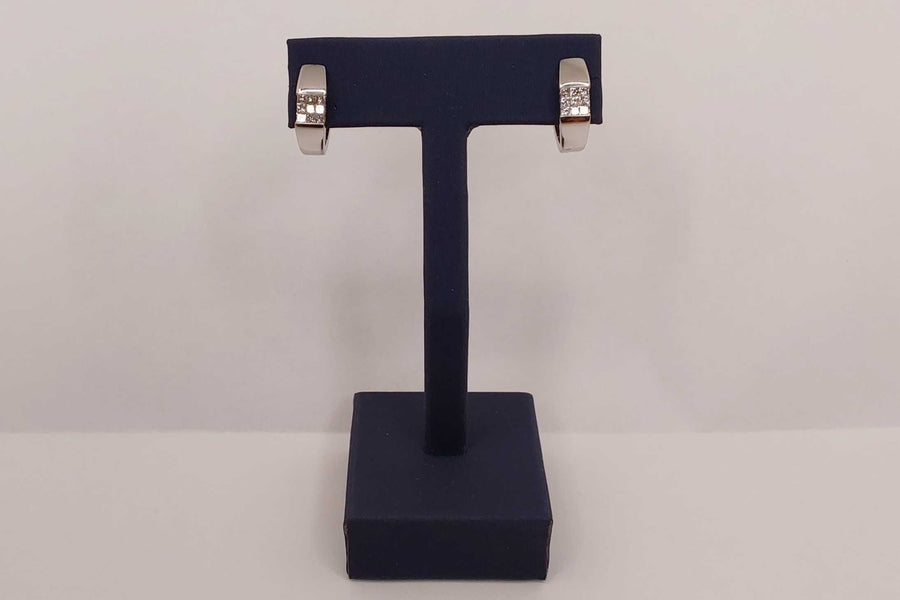 Earrings - White Gold 14k (.585) 6.5 grams