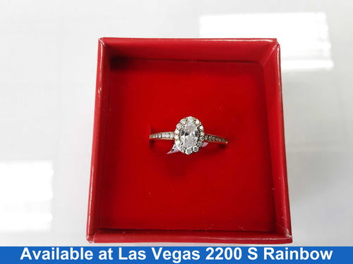 Ring - Engagement Set - Yellow Gold 10k (.417) 2.3 grams Size 6.5