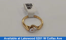 Women's Ring - Yellow Gold 14k (.585) 2.2 grams Size 5