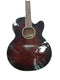 Dean Guitars Jc Qm Tge Gc Brown Acoustic / Electric Classic Guitar