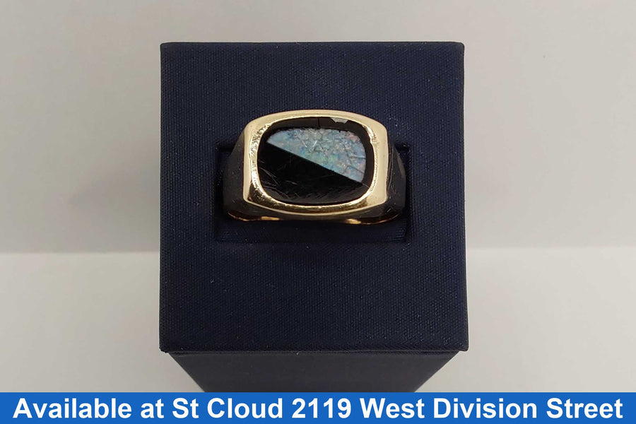 Men's Ring - Yellow Gold 10k (.417) 5.88 grams Size 13