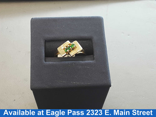 Women's Ring - Yellow Gold 10k (.417) 2.1 grams Size 7.5