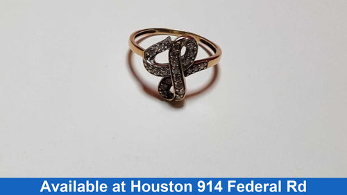 Women's Ring - Yellow Gold 10k (.417) 3.4 grams Size 11