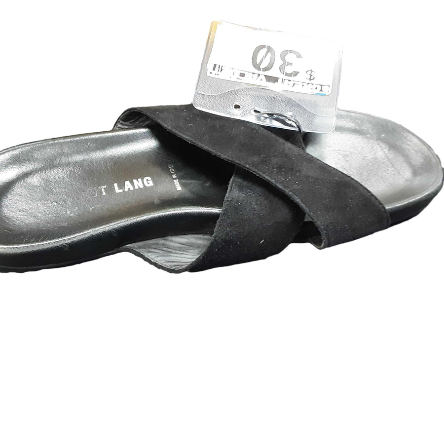 Helmut Lang X Slide Sandals Black