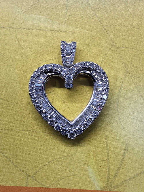 Diamond Pendant - White Gold 10k (.417) 6.8 grams