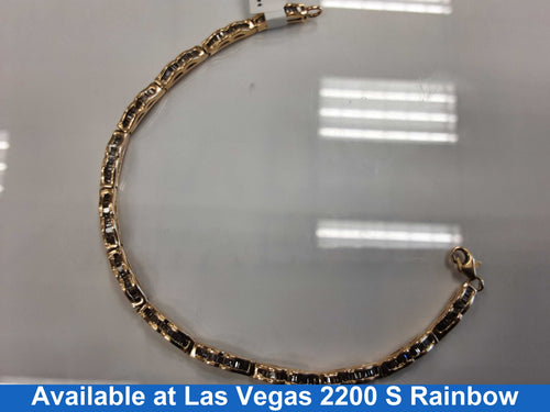 Tennis Bracelet - Yellow Gold 14k (.585) 12.3 grams 7 inch